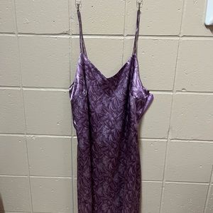 Purple Swirl Mini Dress